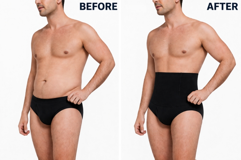 waist compression shorts waist compression shorts men shapewear underwear seamless waist band black white