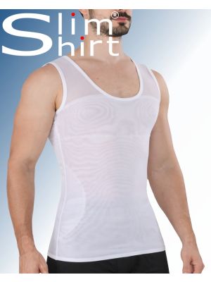 Mannen shapewear: ons body shaper compressie shirt voor een slanker bovenlichaam.