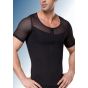 Figuurcorrigerend mannen T-Shirt: Versteviging rondom borst en buikstreek voor een strakker uiterlijk