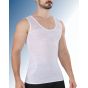 body shaping shirt mannen extra verstevigd corrigerend hemd met sterke compressie wit