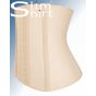 Geperforeerde flexibele shapewear band beige