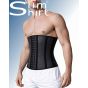 Geperforeerde corrigerende buikband voor mannen: flexibel, latex, ondersteuning voor taille en buik.