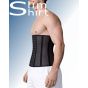 Corrigerende mannen buikband: flexibel, geperforeerd ontwerp voor slanke taille en ondersteuning bij lage rug klachten.