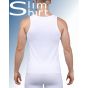 Laser Cut shapewear shirt mannen wit achteraanzicht second skin