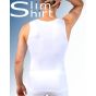 Seamless Compression Tank wit achteraanzicht extra lang