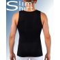Seamless Compression Tank zwart achteraanzicht extra lang model