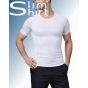 Figuurcorrigerend T-shirt voor mannen: Gerichte ventilatie en sneldrogend materiaal geschikt voor werk en sport.