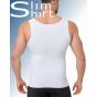 Slim Fit Shaper corrigerend shirt wit achteraanzicht mannen second skin effect