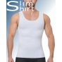 Slim Fit Shaper corrigerend shirt mannen wit vooraanzicht naadloos shapewear