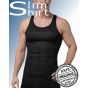 Corrigerende Shapewear hemd voor heren: verfijnd en slanker uiterlijk met het slim shaper compressie shirt.