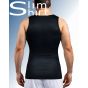 Het Shapewear Tank Dual Shirt: een corrigerende tanktop voor heren met stijl.
