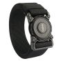 Tactische riem zwart metalen gesp detail